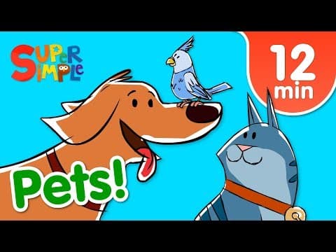 Our Favorite Songs About Pets | Kids Songs | Super Simple Songs