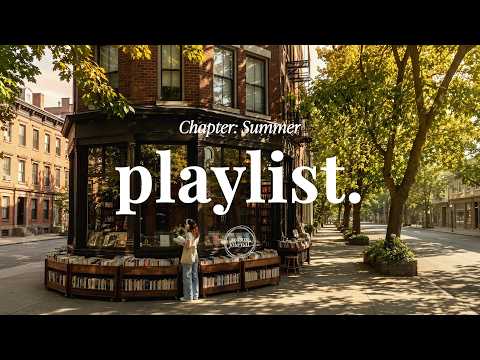 Summer Playlist 📚 savoring afternoons at the corner bookstore | Indie R&B Pop | season journal.