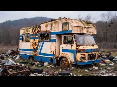 We Restored an Abandoned Caravan AVIA A30 After 18 Years – 1 Year of Work With My Dad