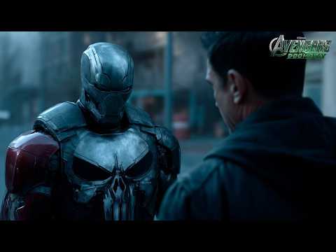 Past Tony Stark Makes Punisher the New Iron Man to Stop Doom