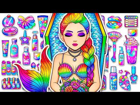 Rumi's Magical Rainbow Mermaid Glow Up!