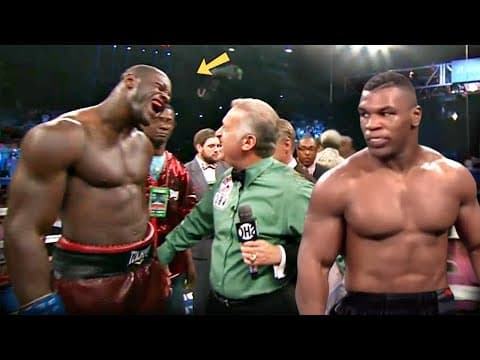 Mike Tyson entfesselt! Sieh zu, wie er überhebliche Kämpfer für Respektlosigkeit besiegt!