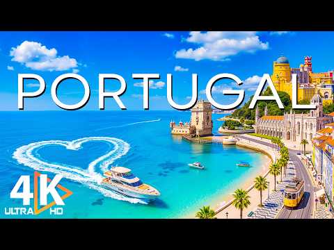 Portugal 4K Drone Footage | Lisbon, Algarve Coast & Stunning Atlantic Ocean Views