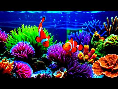The Best 4K Aquarium - Dive Into The Mesmerizing Underwater Realm, Sea Jellyfish, Coral Reefs