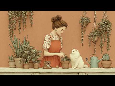 Vintage Soft Jazz ☕Wellness in the Garden 🌿 Study, Focus, and Peaceful Mind