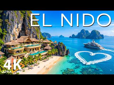El Nido 4K Drone Footage | Crystal Lagoons, Limestone Cliffs & Island Paradise