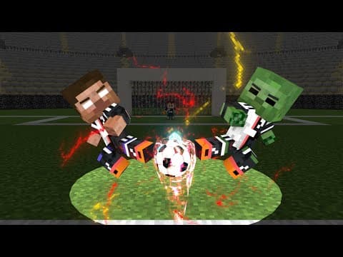 Minecraft Animation: Zombie Boy’s Journey to Become a Football Champion