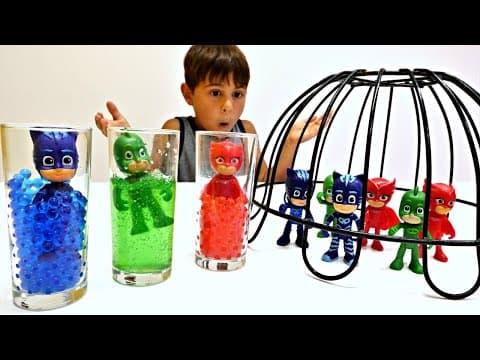 @KinderLernAbenteuer PJ Mask Spielzeug. Die PJ Pyjamahelden verwandeln sich. Spielzeuge für Kinder