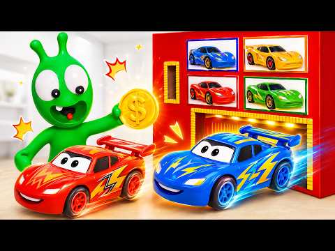 Pea Pea يختار سيارة جديدة في المرآب 🚗 هيا لنجد السيارة المفضلة! | Peapea Arabic