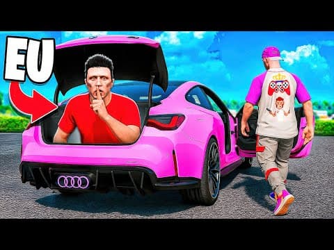 M-am ASCUNS în PORTBAGAJ ca să-i FUR masina în GTA 5! 😱