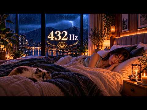 Short_432Hz_Chuva_Sono_Relaxamento 432 Hz + Chuva 🌧️ Desacelere a Mente e Relaxe