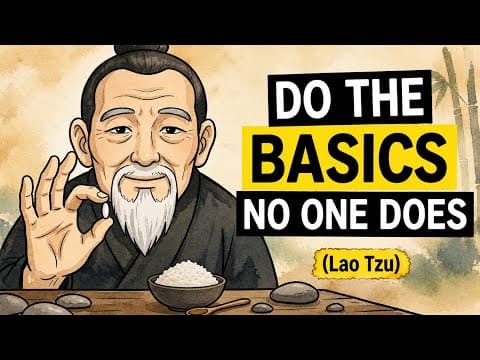 The Simple Path to Put Your Life in Order | Taoist Wisdom