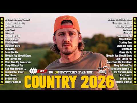 Morgan Wallen, Luke Combs, Chris Stapleton, Brett Young, Kane Brown, Luke Bryan 🎶 Country Music 2026