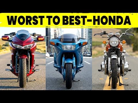 The 6 Honda Motorcycles To AVOID And 8 That Are MUST BUYS!