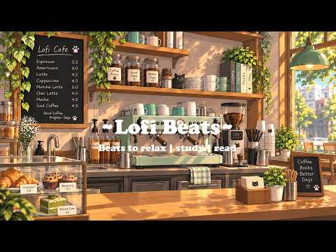 A Quiet Café to Study In ☕ | Vintage Lofi Hip Hop Beats for Focus & Relaxation