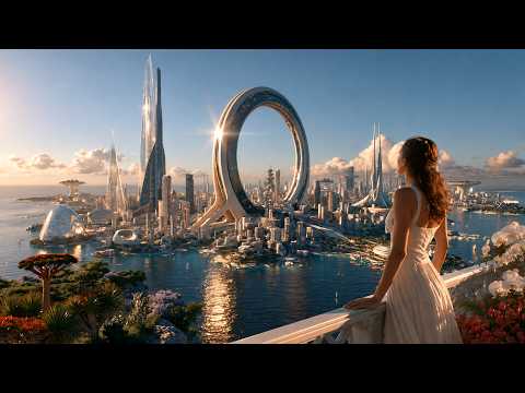 This Futuristic Floating City Looks Impossible! 🌊 1 Hour Sci Fi Ambient Music for Sleep | Year 2500