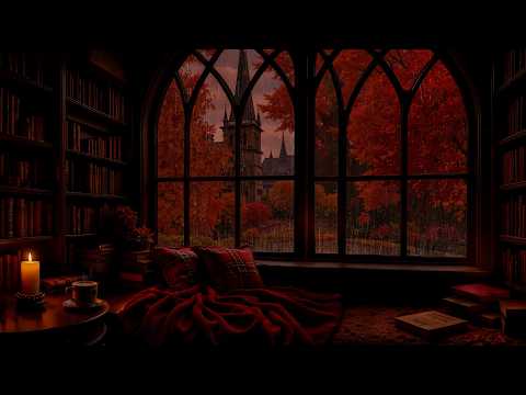 A Cozy Autumn Hideaway in the Forest 🍂 Soft Jazz &amp; Warm Ambience for Work and Study