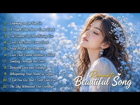 Romantic Beautiful Songs 🌸 Best Sad Love Songs Collection | Relaxing Emotional
