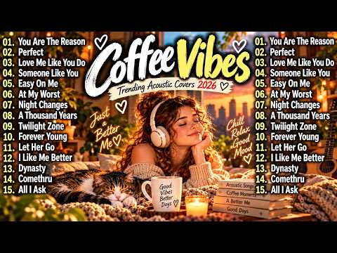 ☕ Morning Coffee  Feel Good Acoustic Pop 2026 🌿 Relaxing Music for a Happy Day