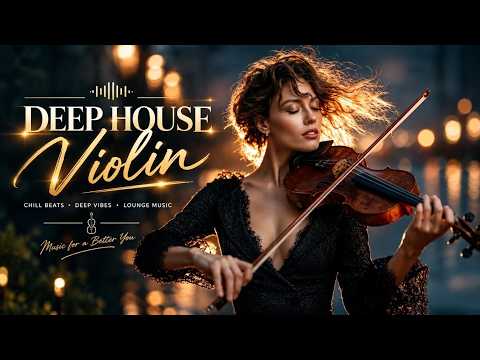 Deep House Night Mix | Night Chill Music - Nighttime Violin Music for City Lights Music Relax