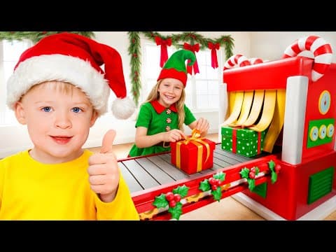 Oliver and Friends Help Santa Pack Christmas Gifts