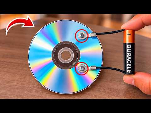 Attach Batteries to Old CDs! This Genius Invention Deserves a Nobel Prize! 😱 | Creation Invention