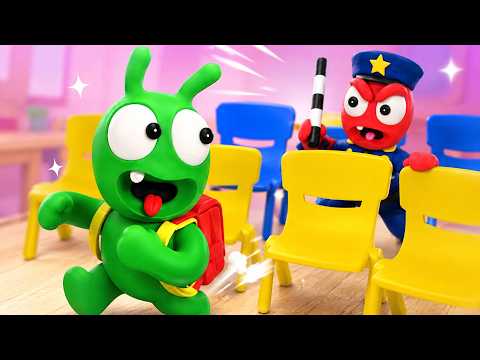 👮 ¡Policía Pea Pea Juega al Escondite en el Aula! - Pea Pea Funny Times