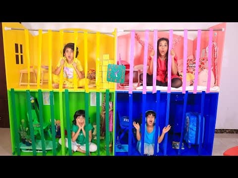 بابا عاقبهم و دخلهم بيوت ملونة !