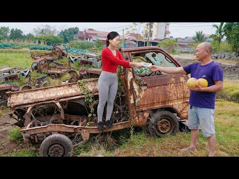 [TIMELAPSE] Genius Girl Revives Abandoned Suzuki 750kg Truck Owned By A Bald Old Man For 26 Years