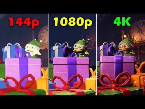 [ROBLOX] DOORS Cringle's Workshop: 144p vs 1080p vs 4k | Full Walkthrough