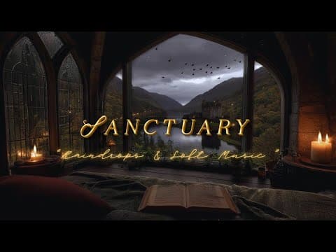 Rainy Window Sanctuary | Fantasy Ambience, Soft Music, Reading & Relaxing