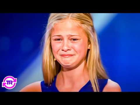 NERVOUS 12-Year-Old Who Can Sing Without Opening Her Mouth Earns Mel B's GOLDEN BUZZER!