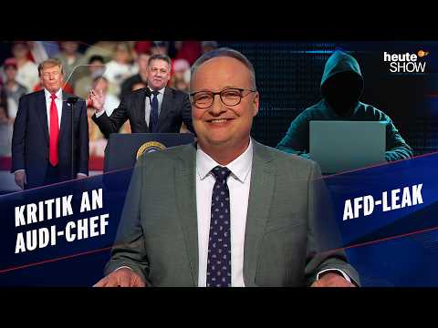 Audi-Chef im Trump-Wahlkampf | AfD vs. EU | Reiche bremst Energiewende | heute-show vom 30.10.2026