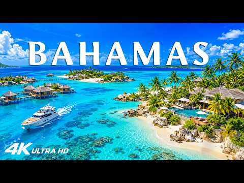 Bahamas 4K Drone Footage | Turquoise Water, White Sand Beaches & Caribbean Paradise | Planet Oceanic
