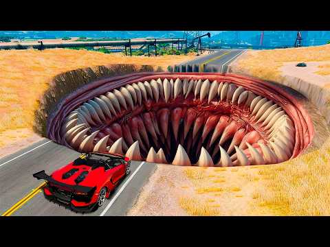 Testing CARS vs HUGE CURSED POTHOLES in GTA 5!
