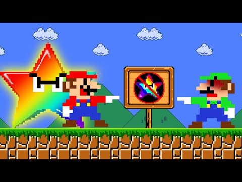 Mario and Luigi but Rainbow Stars Forbidden here... | Mario Zombros