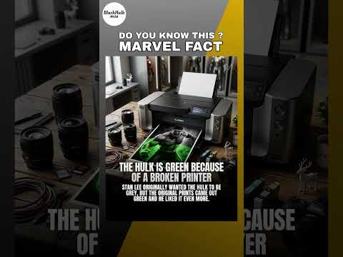 why hulk is green Marvel fact about hulk best meme #hulk #marvel #avengers #mcu #fact