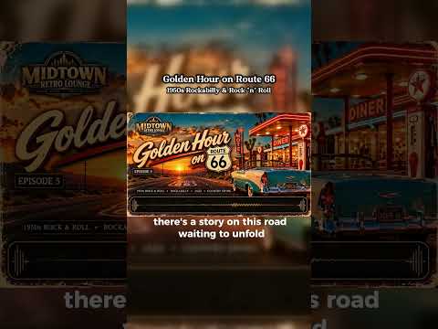 Golden Hour on Route 66 🌅 | 1950s Rockabilly &amp; Rock ’n’ Roll