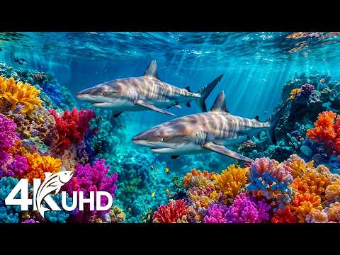 Amazing 4K Sea Life Journey 🐙 Exotic Ocean Creatures & Deep Sleep Ocean Sounds