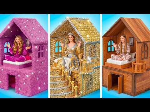 DIY ハック vs VIP スタイル 💎✨ 驚きの部屋改造バトル