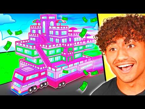 Spending $8,888,888 on a MAX LEVEL BUS in Roblox!