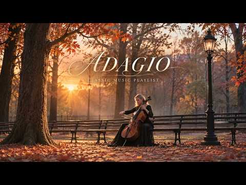 14 Most Beautiful Adagios for Cello, Piano & Violin 🎻 Relaxing Classical Music for Golden Hours