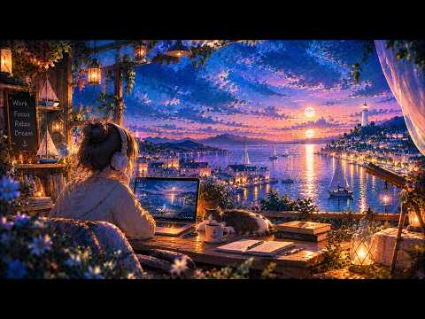 Work Music for Steady Focus | Midnight Harbor Lofi
