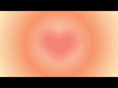 Orange aura heart background ♡ cozy aesthetic sunset lamp effect wallpaper 