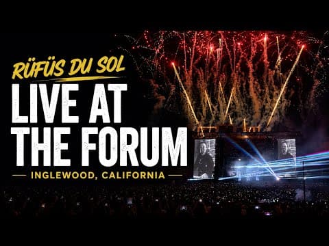RÜFÜS DU SOL Live at Kia Forum 🇺🇸 | Ben Böhmer Opening Set | Los Angeles 4K