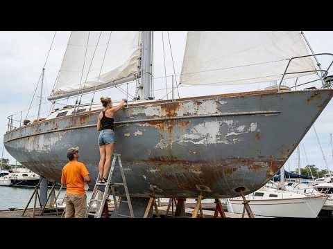 Man Spends Months Restoring an Old Yacht Into a Beautiful Dream Boat  | by@My First Boat