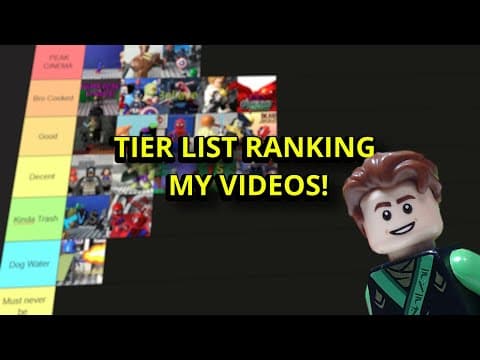 Tier List Ranking My Videos!