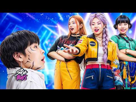 Jinu Adopted By Huntrix! Kpop Demon Hunters In Real Life