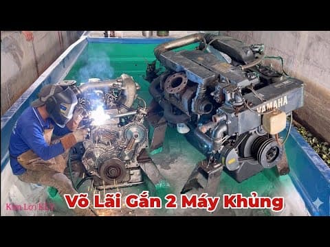 Mê Tốc Độ. Anh Chủ Chơi Lớn Lắp 2 Động Khủng Lên Vỏ Lãi 20 Tấn Chạy Trên Biển. 