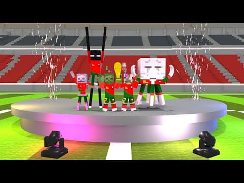 Euro 2025 Final (Minecraft Animation) : Spain vs Portugal